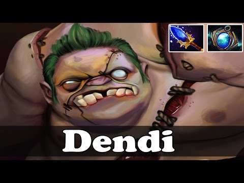 Dendi 7100 MMR Plays Pudge Vol 9 - Ranked Gameplay - Dota 2