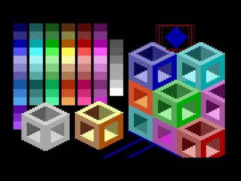 CGA Compatibility Test Suite - RGBI Capture