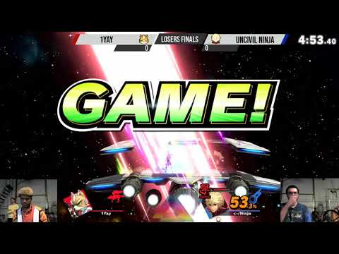 PRISM 163 - 1Yay (Fox) vs. Uncivil Ninja (Shulk) - Losers Finals - Smash Ultimate Singles