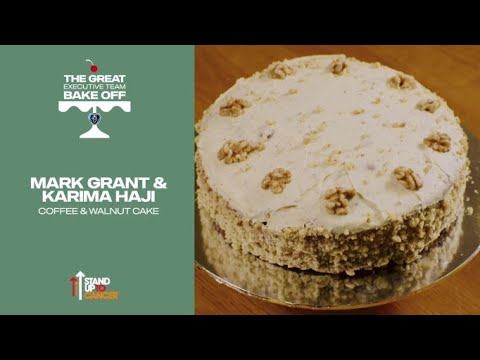 VIDEO 4 Bake Off Challenge - Slice 4   Mark and Karima - Coffee and Walnut Cake