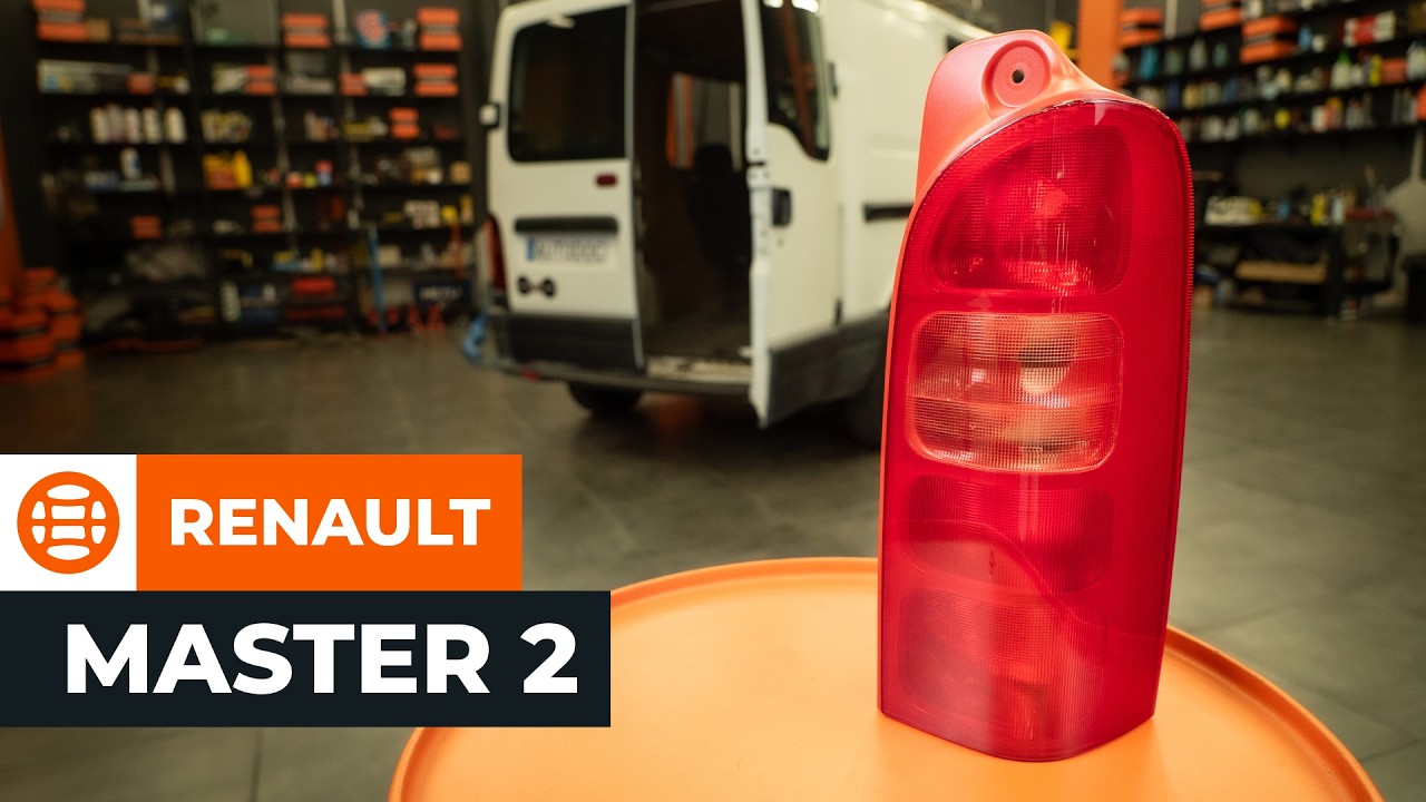 Cómo cambiar: piloto trasero - Renault Master 2 furgón | Guía de sustitución