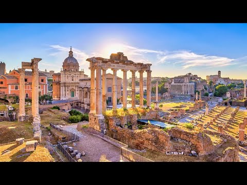 Rome Italy Evening Walking Tour |4K walking Tour