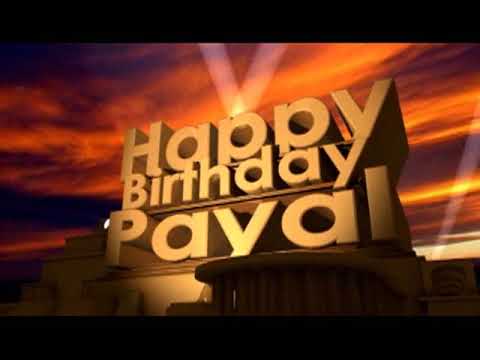 Happy Birthday Payal