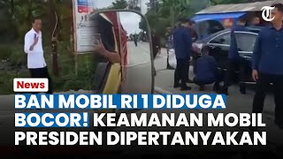 BAN MOBIL RI 1 Diduga Bocor, Jokowi Santai Jalan-jalan, Keamanan Mobil Kepresidenan Dipertanyakan