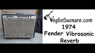 Video thumbnail for 1974 Fender Vibrosonic Reverb Silverface Vintage Cerwin Vega 15" by WelcomeGuitars