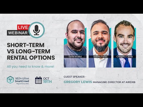 Short-Term Vs. Long-Term Rentals in the UAE - SmartCrowd Webinar