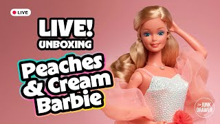 Unboxing Peaches & Cream Barbie LIVE!!
