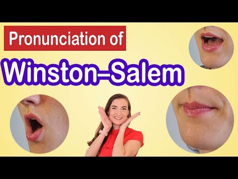 How to pronounce Winston Salem, American English Pronunciation Lesson