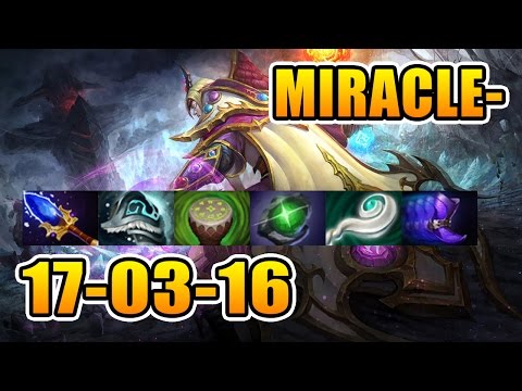 Miracle- Dota 2 - 8000 MMR Invoker Full GamePlay POV