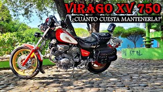 ¿CUÁNTO CUESTA MANTENER UNA VIRAGO XV 750 EXPERIENCIA DE UN USUARIO|