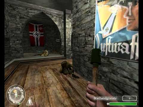 "Call of Duty 1: United Offensive", full walkthrough on Veteran, Part 7 - U.K. Campaign: Sicily 1