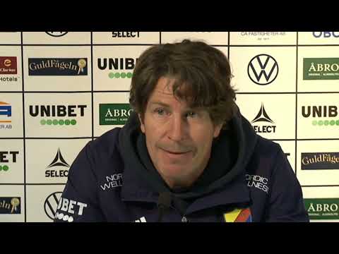 Presskonferens efter Kalmar FF- Djurgårdens IF 22 maj 2022