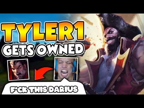 STOMPED DARIUS SO HARD TYLER1 OPENED MID (HOW TO BEAT DARIUS) - League of Legends