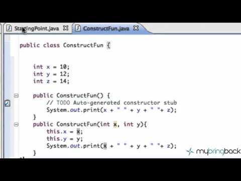 Learn Java Tutorial 1 47 Constructors With Thisarg