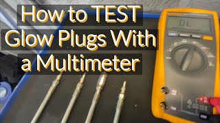 Testing Glow Plugs With A Multimeter