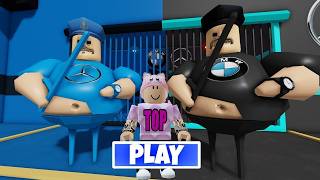 BMW VS MERCEDES PRISON RUN OBBY Full Gameplay Walkthrough New Update #roblox #scaryobby #obby