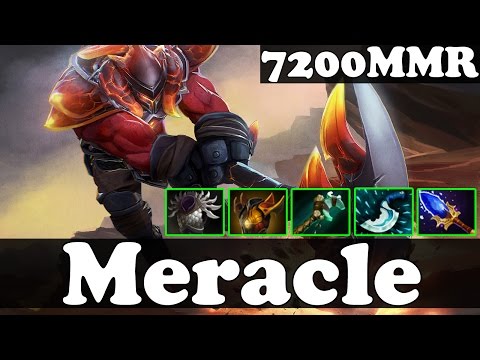 Meracle 7200 MMR Plays Axe vol 2 - Ranked Match Gameplay - Dota 2