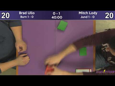 Brad Ullo (Burn) vs Mitch Lody (Jund) - Sunday Night Modern 12/23/18