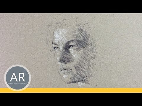 Porträt zeichnen lernen. Erstelle eigne Porträt-Zeichnungen. Mappenkurs Kommunikationsdesign