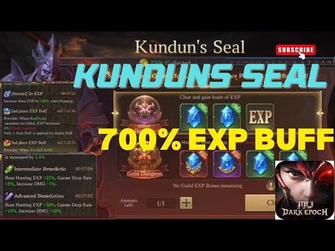 MU Dark Epoch Kundun Seal EXP BUG | MU Dark Epoch how to exp faster 🔴