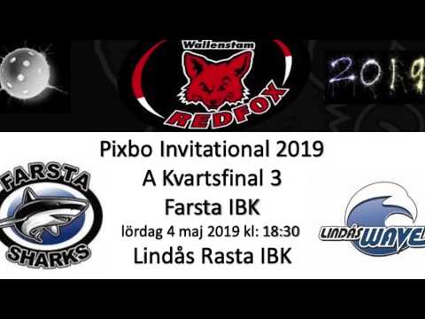 Pixbo Invitational 2019 A Kvartsfinal Tre Farsta IBK - Lindås Rasta IBK 20190504