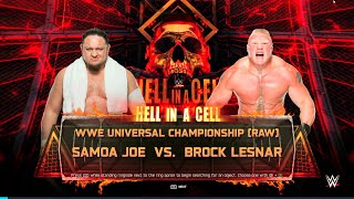 WWE 2K25 FULL MATCH - Samoa Joe vs. Brock Lesnar - Universal Championship CLASH!