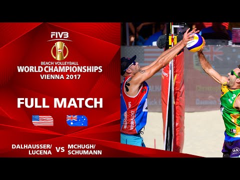 Dalhausser/Lucena vs. Mchugh/Schumann - FULL MATCH | Beach Volleyball World Champs Vienna 2017