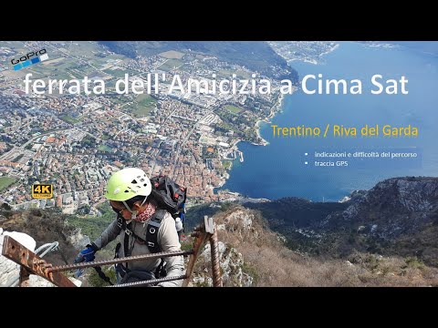 Ferrata dell'Amicizia a Cima Sat. Trentino, Riva del Garda