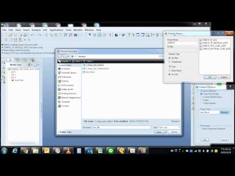 Pro/E Auto Project Tree