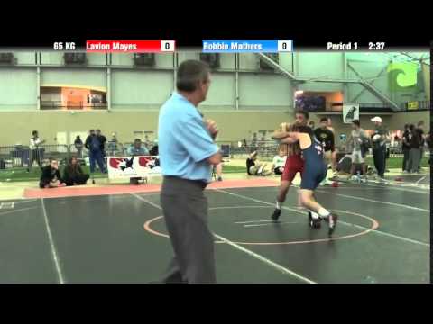 65 KG Lavion Mayes vs Robbie Mathers