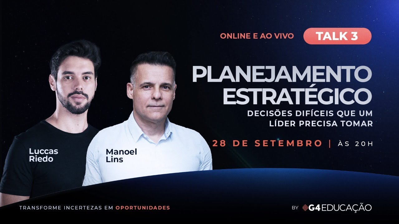 Talk 3 | Planejamento Estratégico 2023, com Manoel Lins