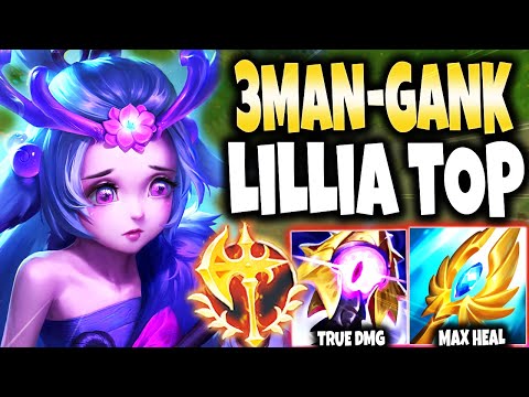 They Non-Stop Camp my Max Heal Lillia Top just to GET DESTROYED 🔥 LoL Top Lillia s12 Gameplay