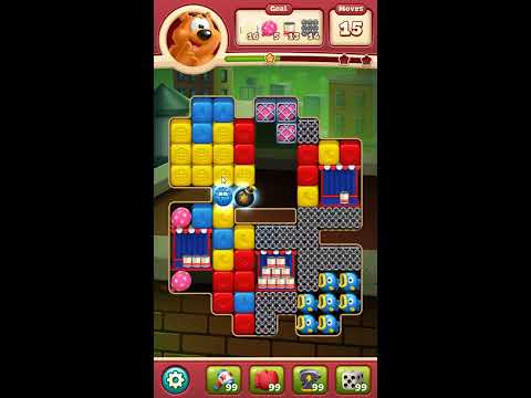 Toon Blast Level 6097 - NO BOOSTERS 🐻🐺🐱 | SKILLGAMING ✔️