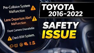 Toyota Pre-Collision System Malfunction + Lane Assist Errors? Don't Ignore This