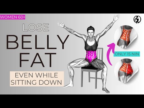 Break The Belly Fat Myths! Women Over 50, 60 Do THIS for a Flat Stomach (Seated Abs!)