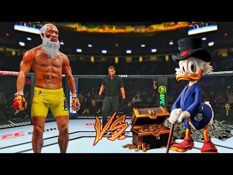 Old Bruce Lee vs. Scrooge McDuck - EA Sports UFC 4