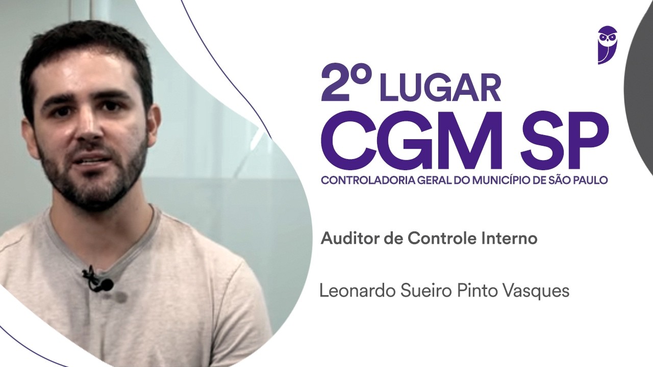 Baile dos Primeiros: Leonardo Sueiro, aprovado em 2º lugar para Auditor de Cont. Interno na CGM-SP