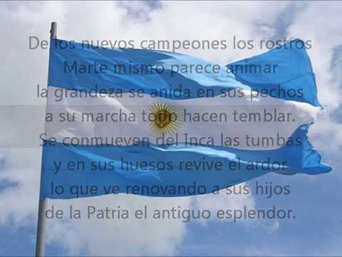 Himno Nacional Argentino Completo con Letra