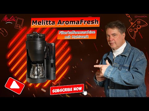 Melitta AromaFresh Filterkaffeemaschine mit Mahlwerk | 1030-05 | Schwarz | Mandrops AG #mandrops