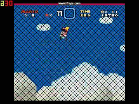 Super Mario World Best Cape Glitch EVER!!!