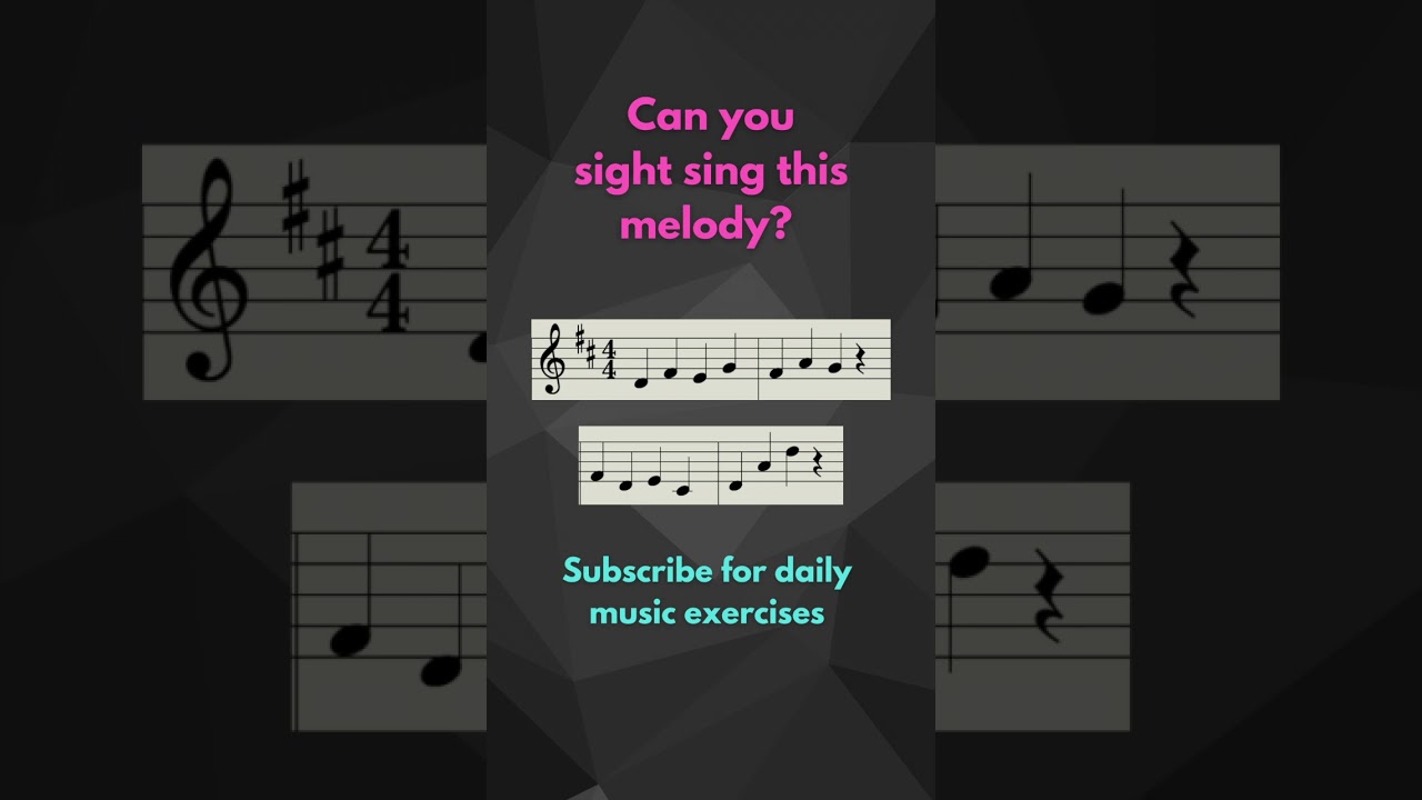 Sight Singing Test 5