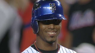 Reyes hits for the cycle at Shea Stadium in 2006
