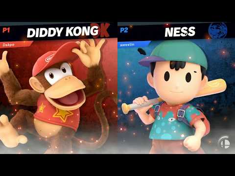 Rushdown 12 - Dakpo (Diddy) vs TLOC | Awestin (Ness) Winners Finals - SSBU