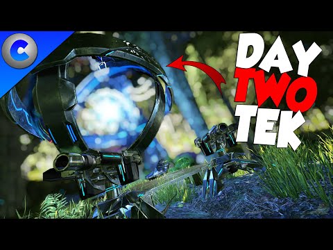 UPGRADING TO TEK TIER ON DAY 2!!! - ARK Survival Evolved