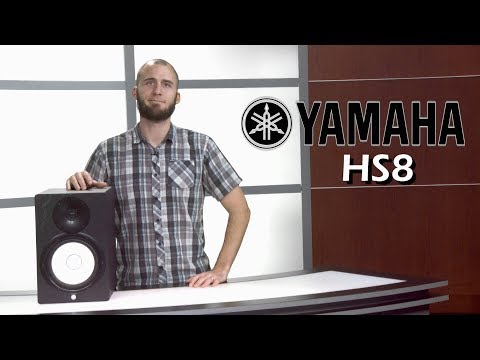 Yamaha HS8i 8 inch Powered Mountable Studio Monitor- White image 4
