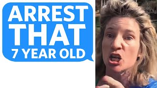 Karen tries to ARREST my 7 YEAR-OLD Sister for taking out the Garbage - Reddit Podcast