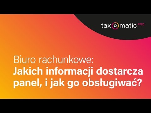 Jakich informacji dostarcza panel i jak go obsługiwać?