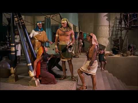 Yoshebel is caught between the stones - "The Ten Commandments"