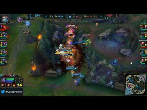 [EU LCS Summer 2017 W7D4] MSF vs SPY Game 2 Highlights | Misfits vs Splyce