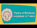 Theory of relativity explained in 7 mins